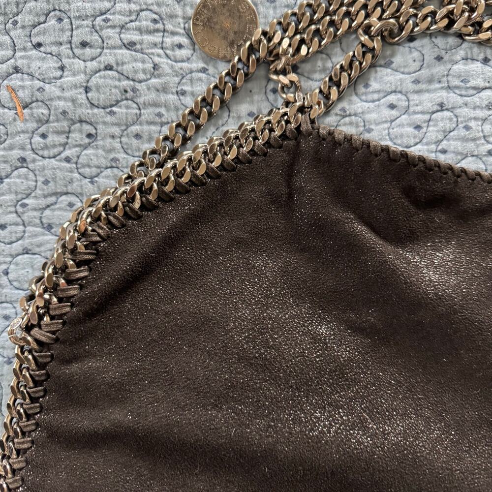 STELLA MCCARTNEY The Falabella Medium Brushed Shoulder Bag Foldover - Picture 15 of 15